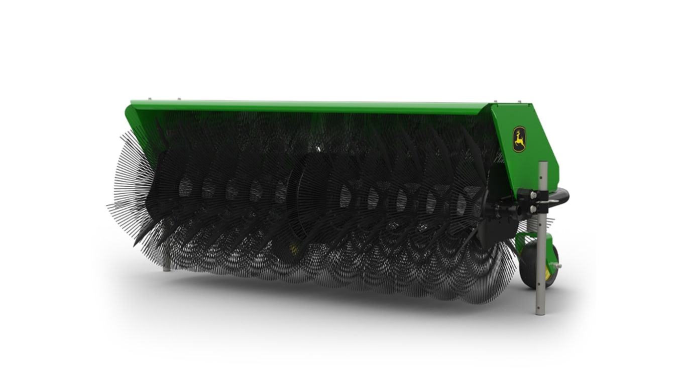 Rotary broom for lawn tractor outlet