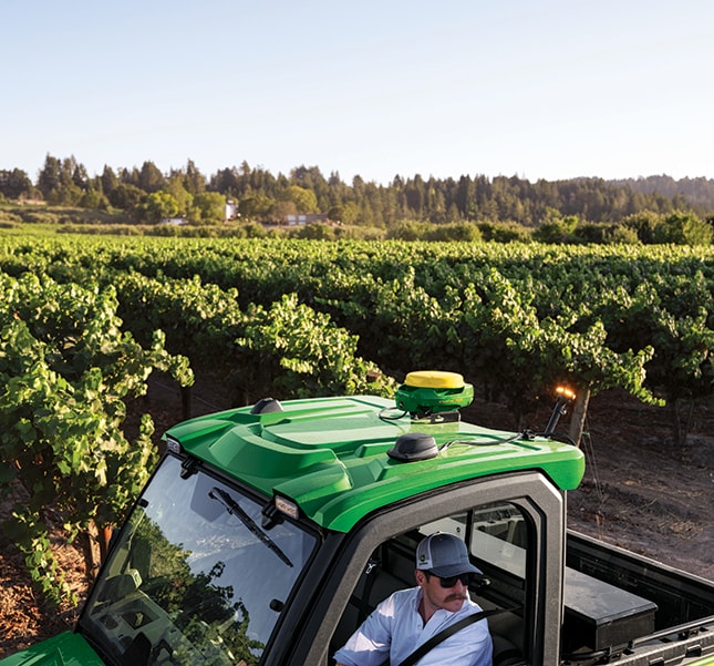Gator Utility Vehicle at an orchard.