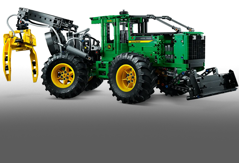 LEGO Technic John Deere 948L-II Skidder fully assembled