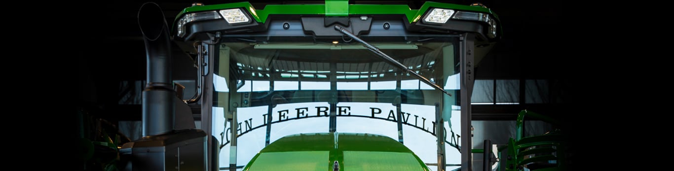 The John Deere Pavilion sign