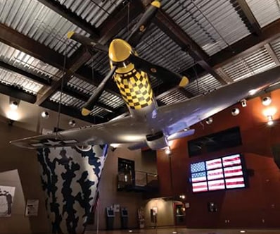 Interior of the Grout Museum in Waterloo, IA