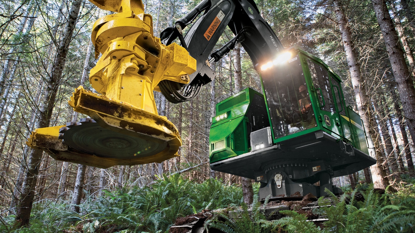 John Deere 859M Tracked Feller Buncher with FR24B Felling Head