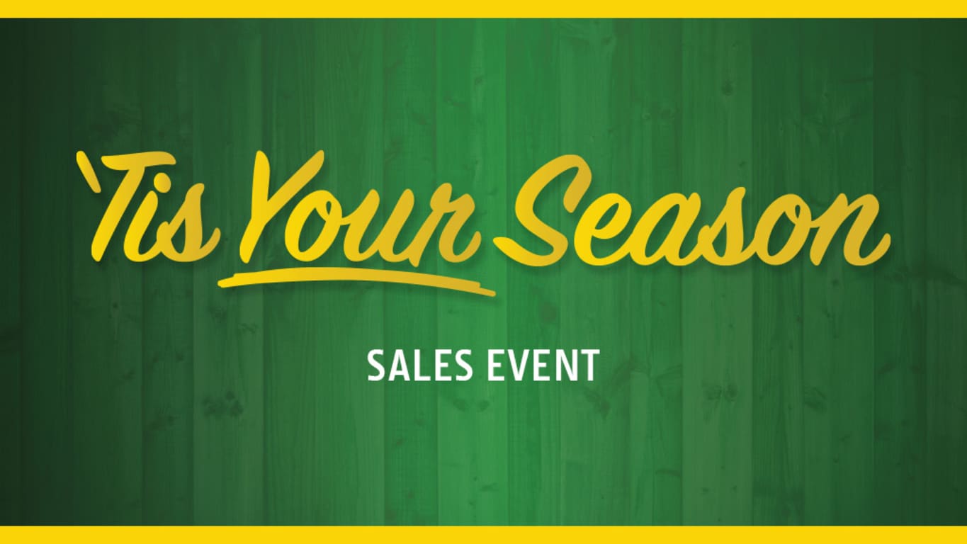 'Tis Your Season Sales Event