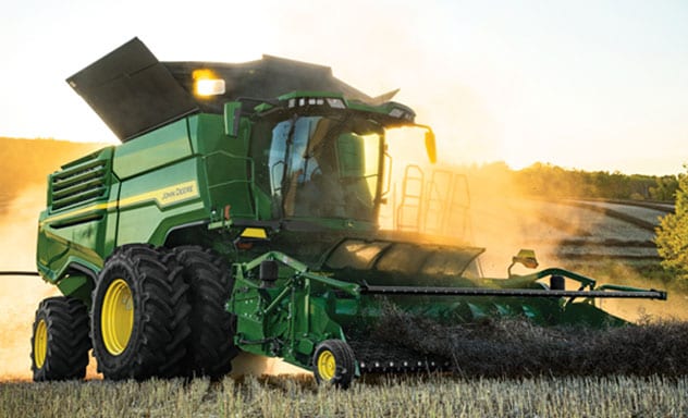 Field photo of the John Deere X9 Combine