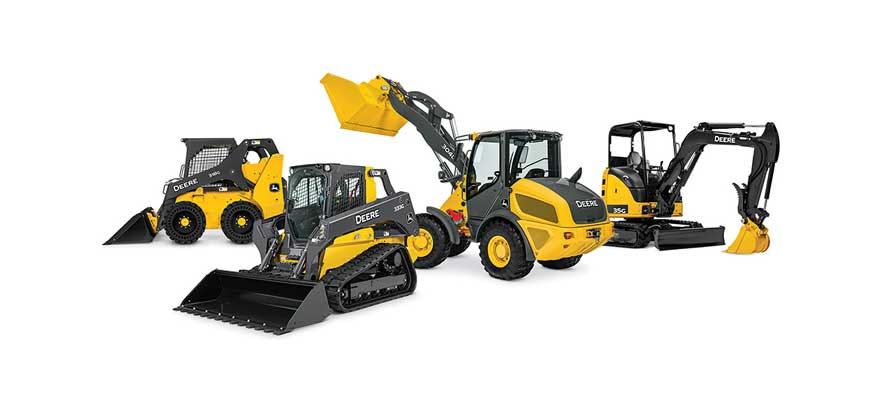group of variety of compact machines