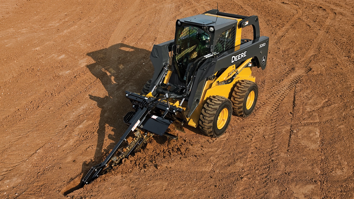 Trencher Attachment for Skid Steer