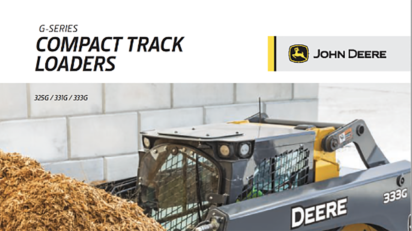 image of John Deere compact track loader brochure