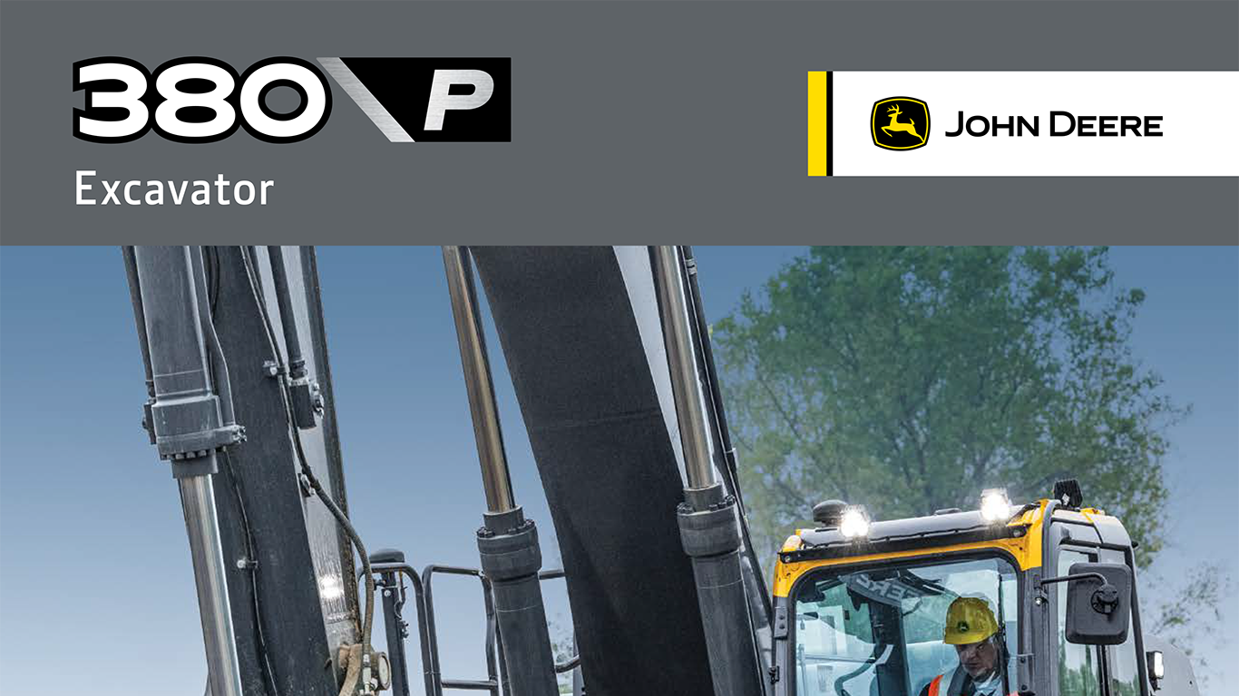 image of John Deere excavators brochure