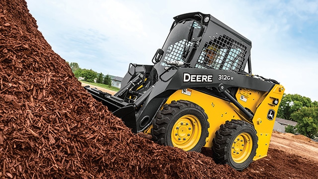 skid steer on a commercial jobsite