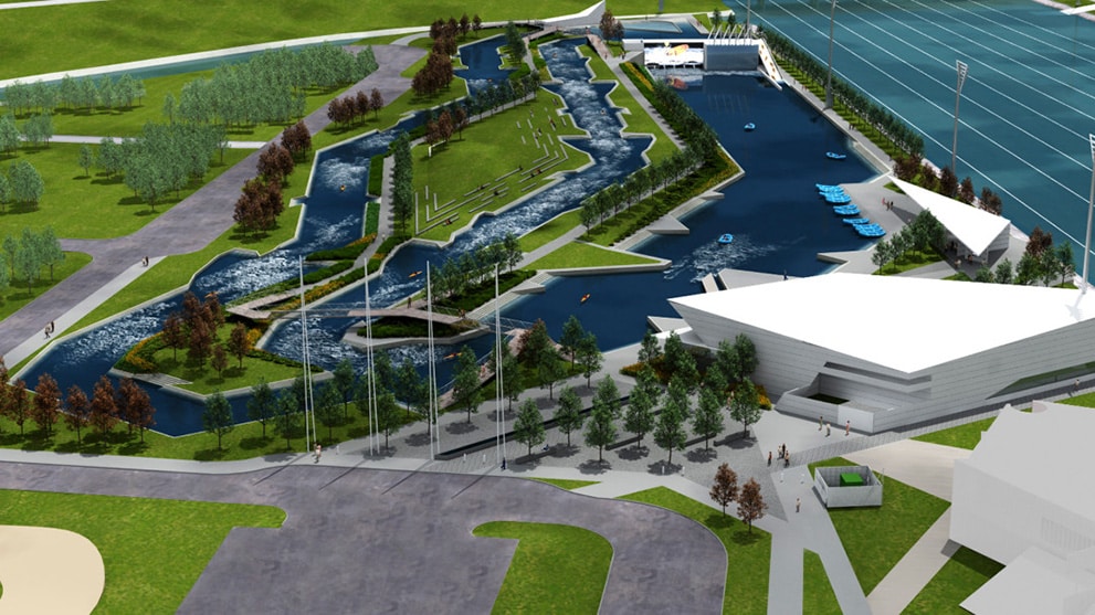 artist rendering of park