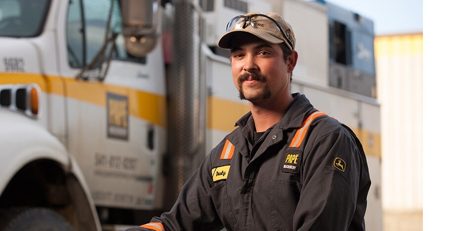 Dustin Almendarez, graduate of CF TECH poses for a photo