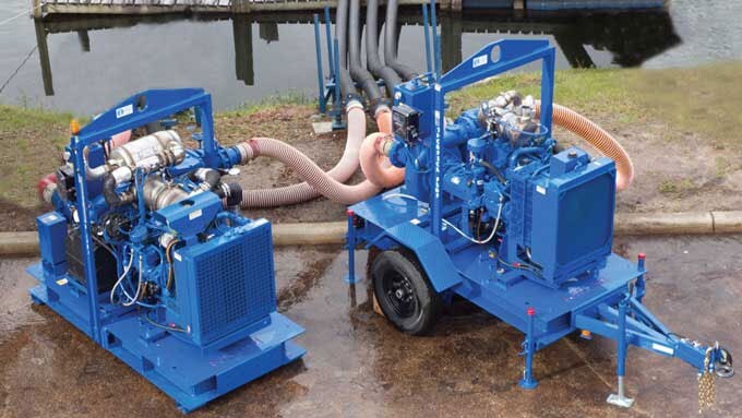 Diesel-driven pumps
