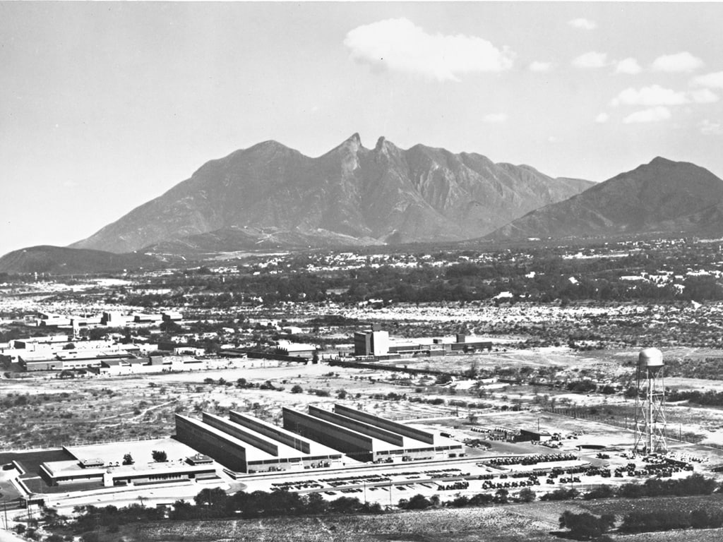 Historic Aerial Photograph John Deere