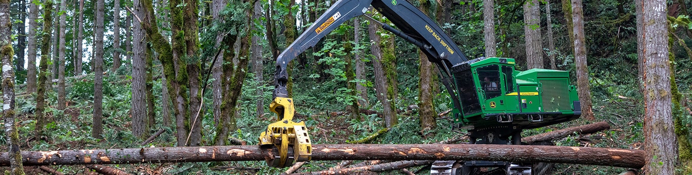 Felling Head Attachments for John Deere Forestry and Logging Equipment