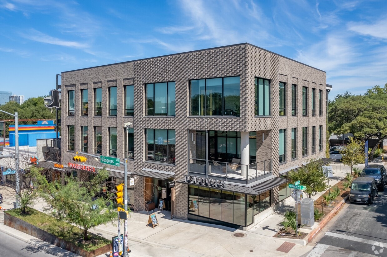 A picture of the building where John Deere's new offices will be housed in Austin, Texas.