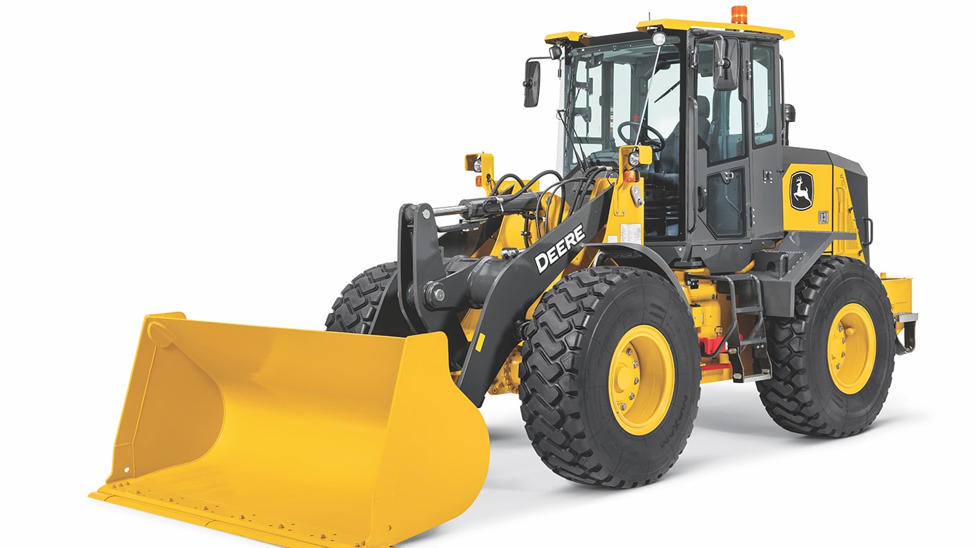 Studio shot of the 444 G-Tier Wheel Loader