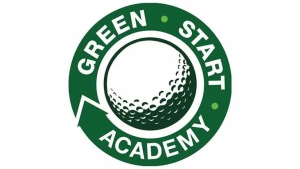 Green Start Academy Golf Ball Logo