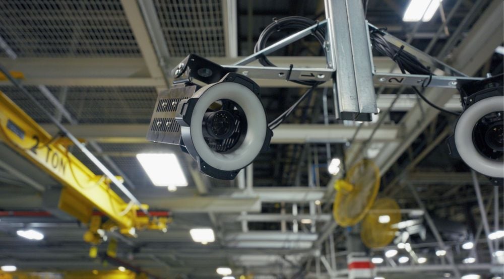 John Deere Harvester Works computer vision machine learning camera
