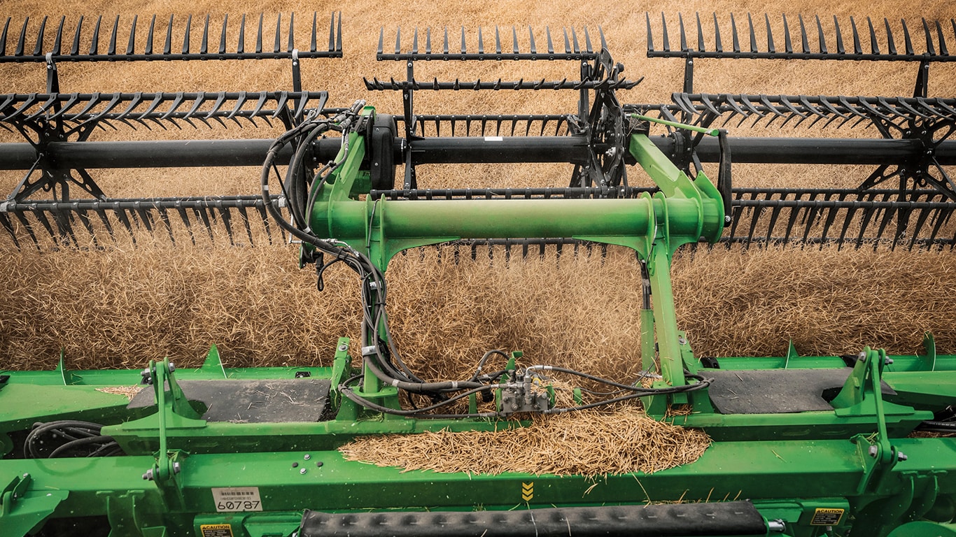 3-piece CAM reel harvesting in the field.