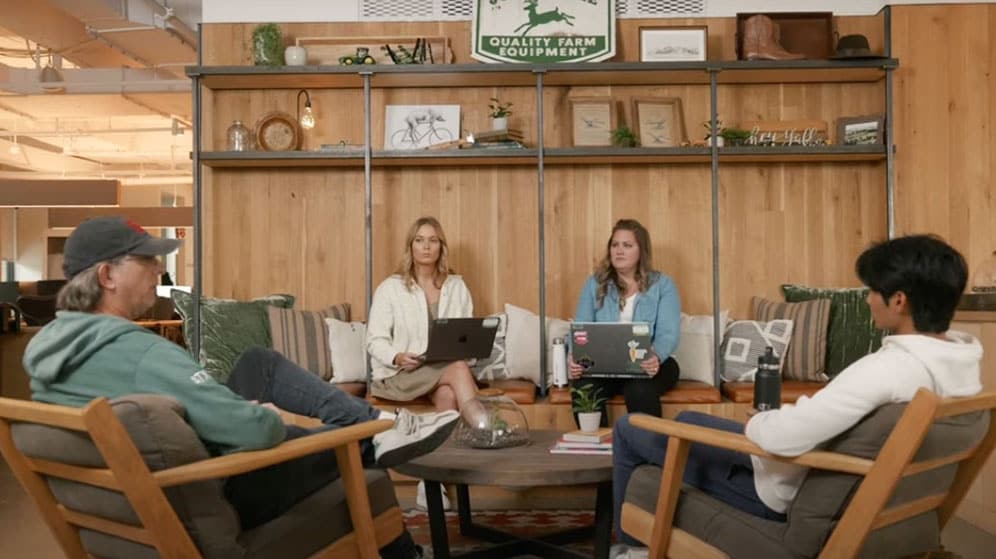 Sarah Wurden with John Deere software engineering team