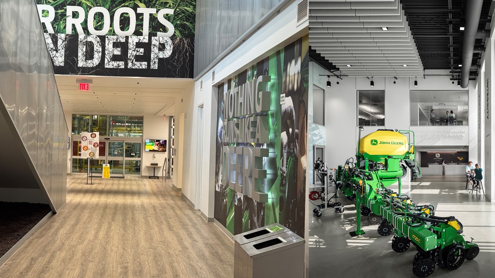 John Deere Seeding Moline renovations inside