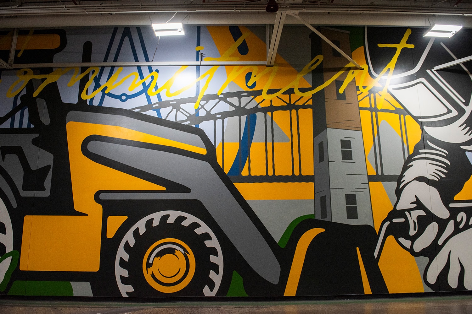 John Deere Dubuque Works mural