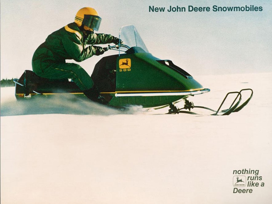 1982 1983 1984 John Deere Snowfire Sprintfire 340 Super Series X Belt