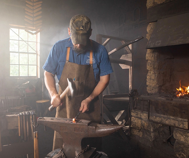 A live demonstration of the John Deere Blacksmith