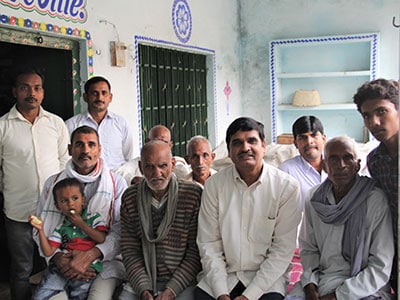 Singh and his family
