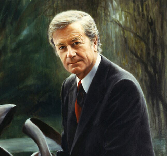 Painted portrait of William Hewitt	