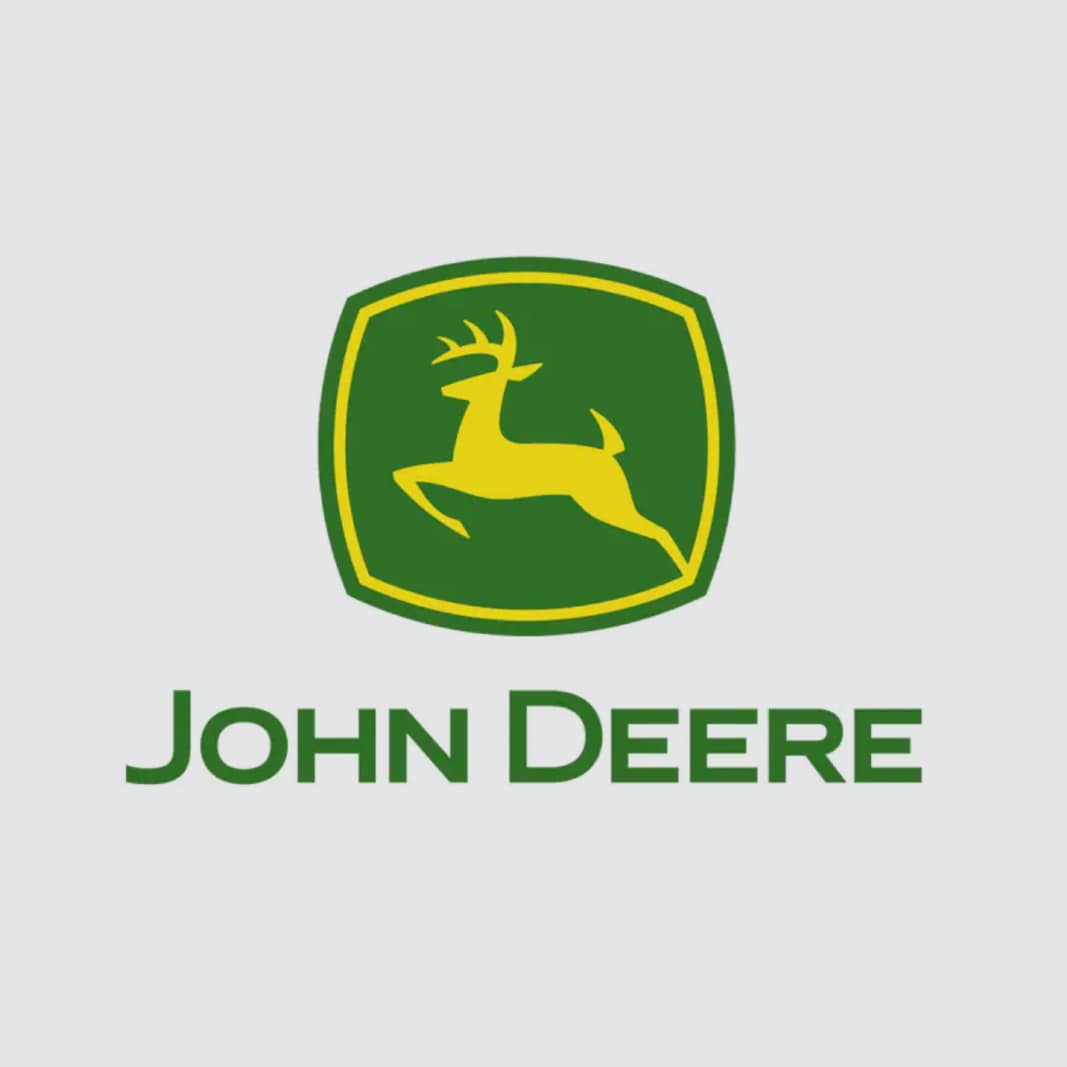 John Deere Historical Logos Metal Sign 