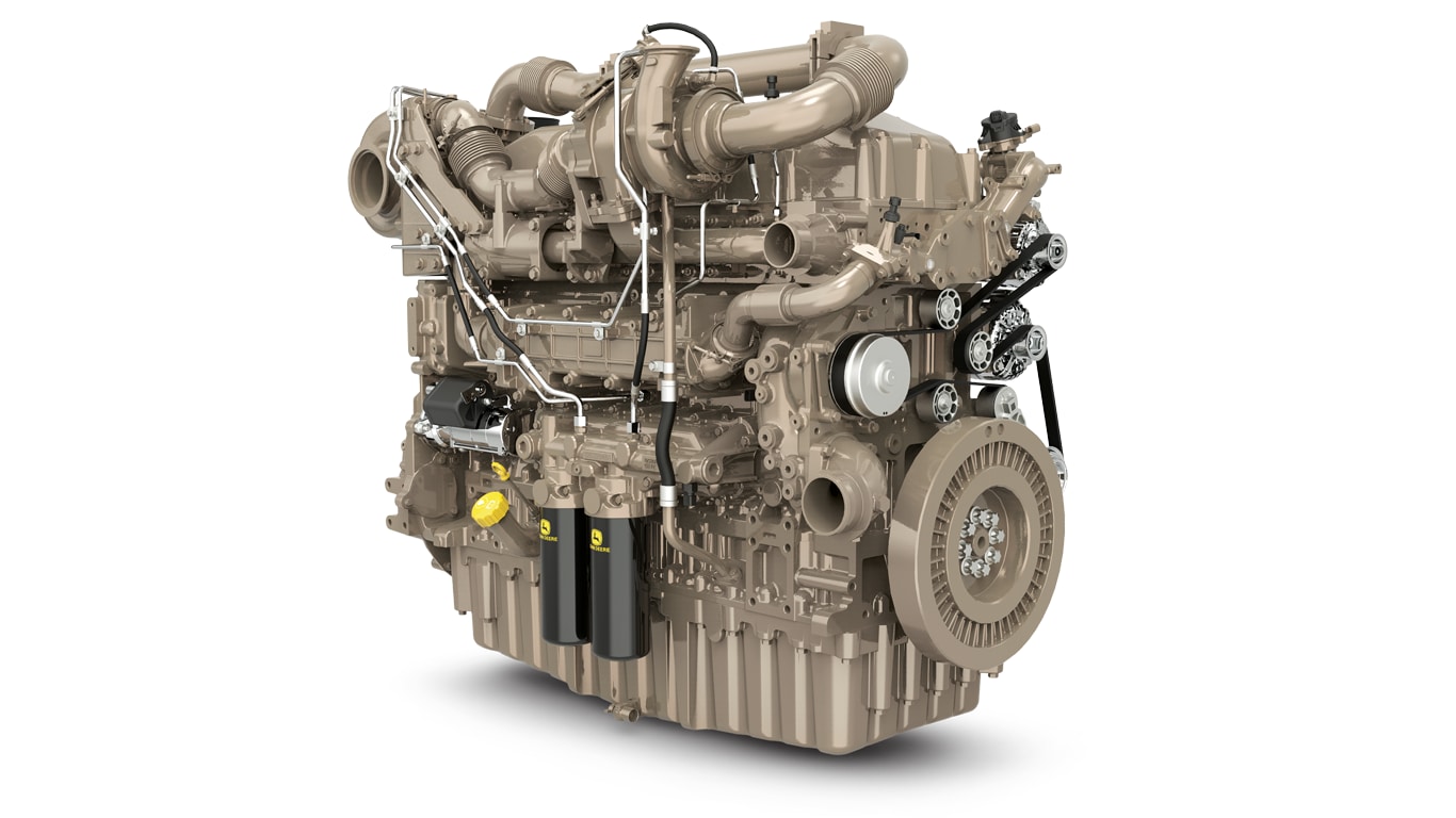 image shows John Deere 18.0L series turbo engine