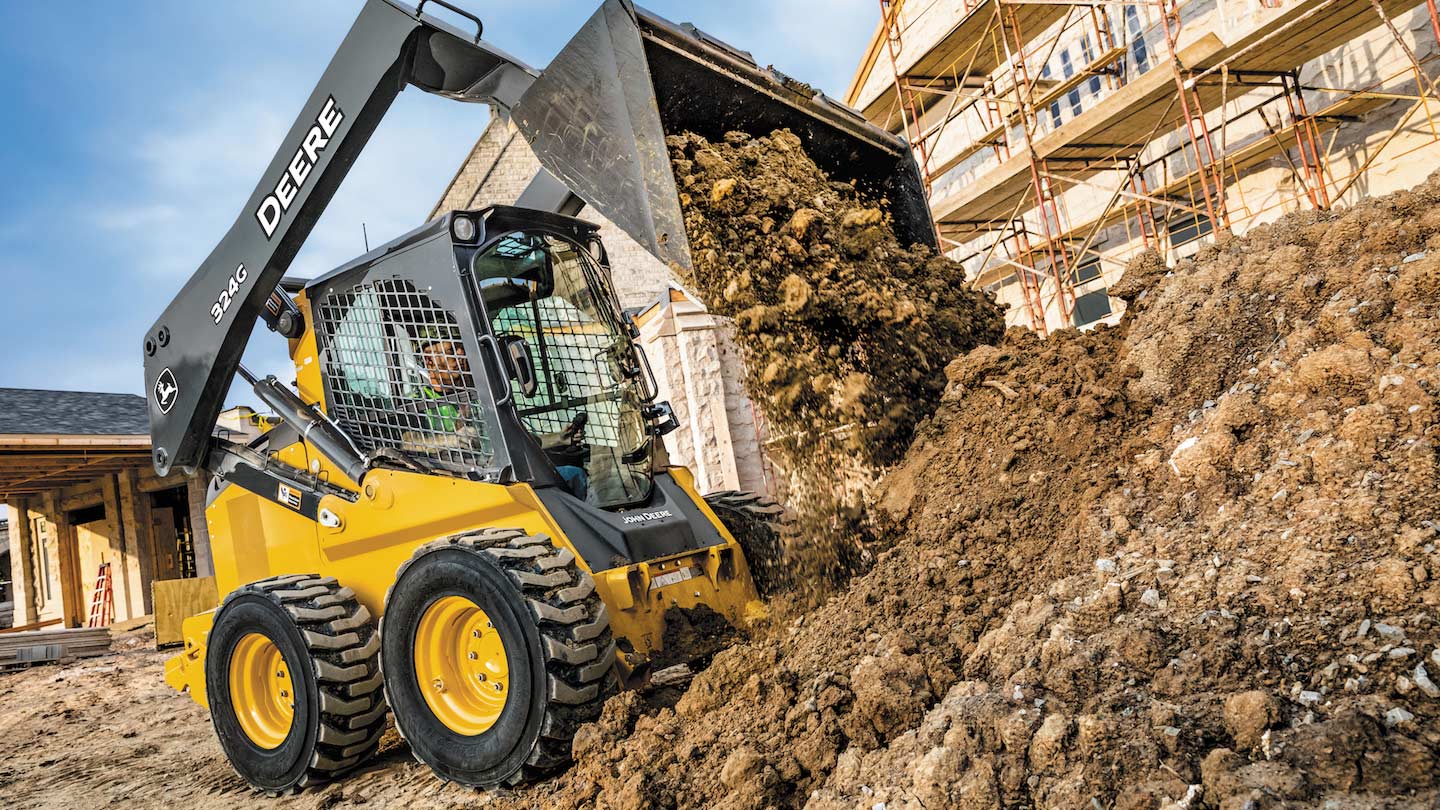 The new 324G skid steer is designed for construction, agricultural, rental, landscape and governmental customers.