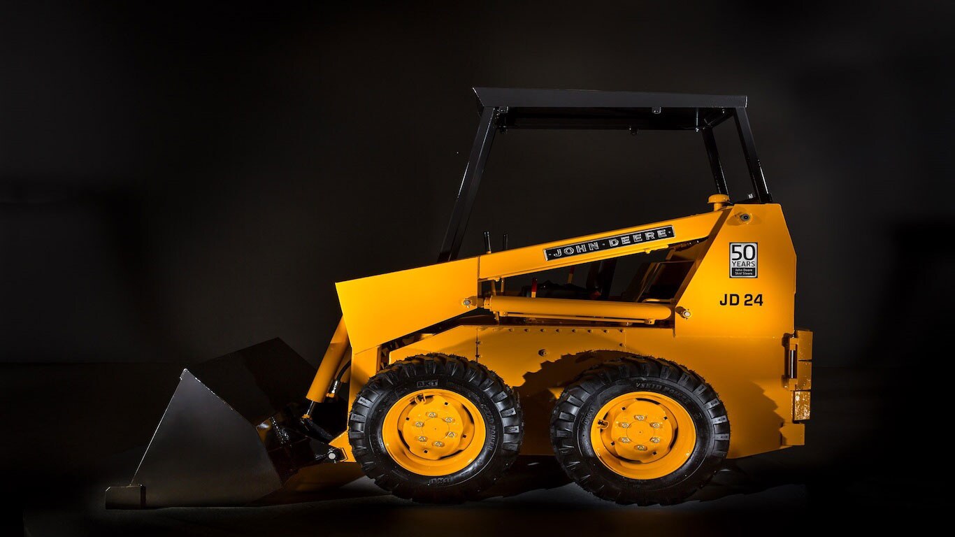 John Deere Celebrates 50th Anniversary Of Skid Steers John Deere Celebrates 50th Anniversary Of Skid Steers