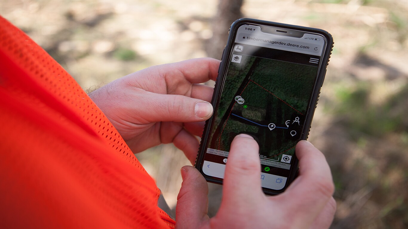 TimberMatic Maps and TimberManager is now available on full-tree equipment
