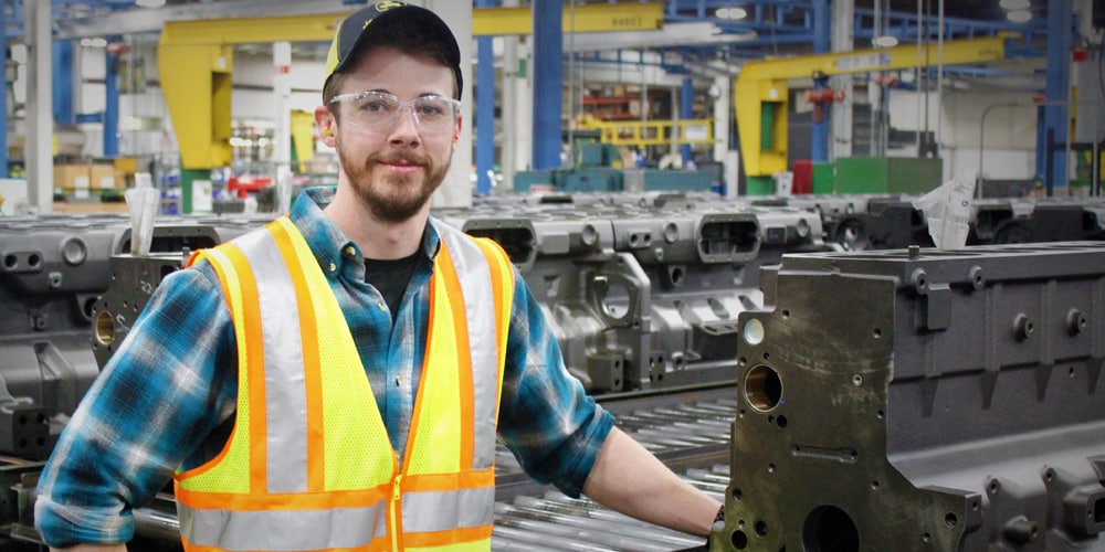 Josh Ming helps customers and dealers by finding multiple lives for remanufactured Deere parts