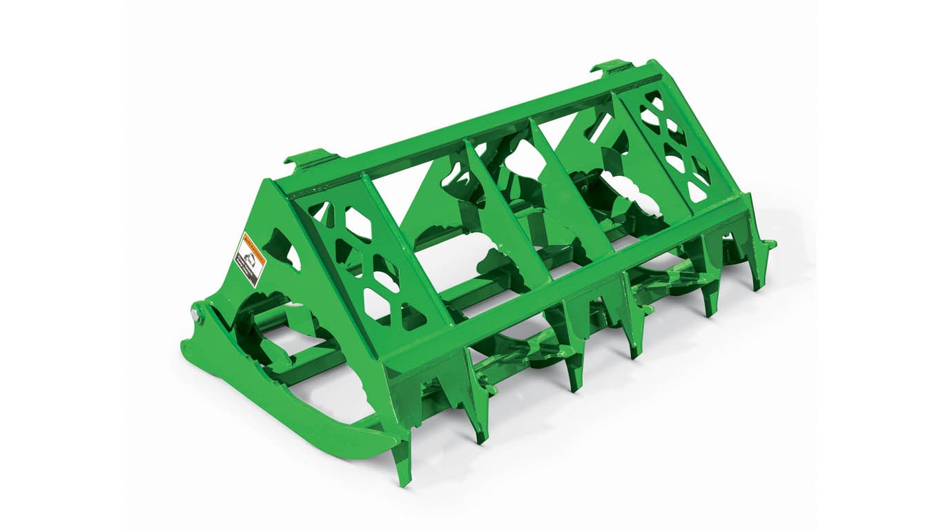 MG20F is compatible with John Deere 120R, 220R and 300E loaders