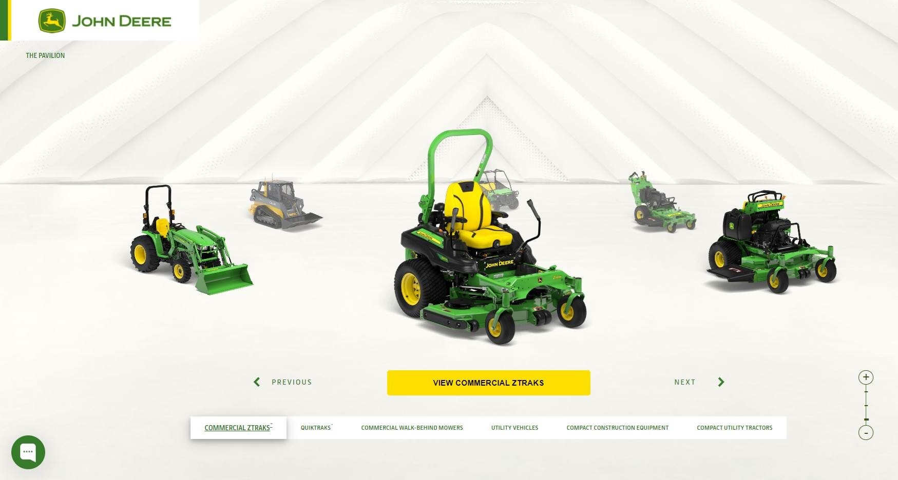 John Deere Virtual Pavilion for Professional Landscape Contractors