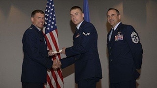 John Boggs CCAF Graduation ceremony