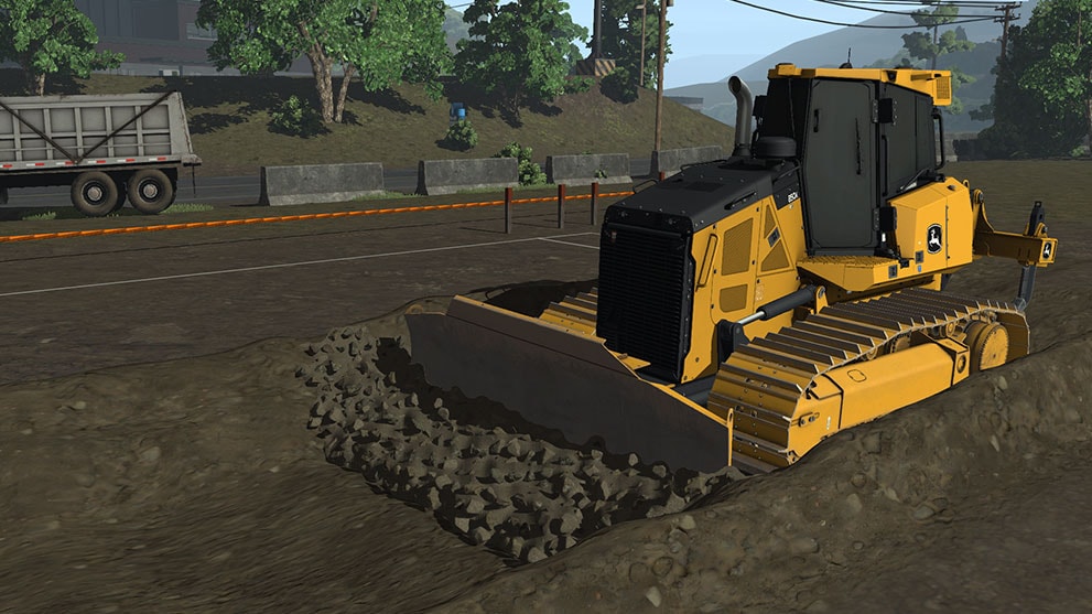 crawler dozer construction simulators