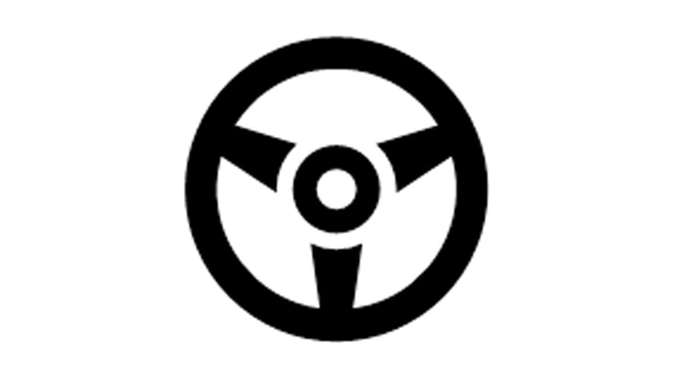 icon of a steering wheel