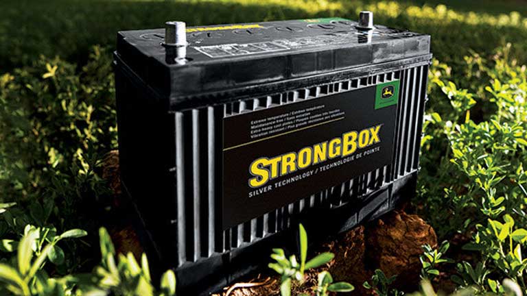 StrongBox™ image sitting in a field