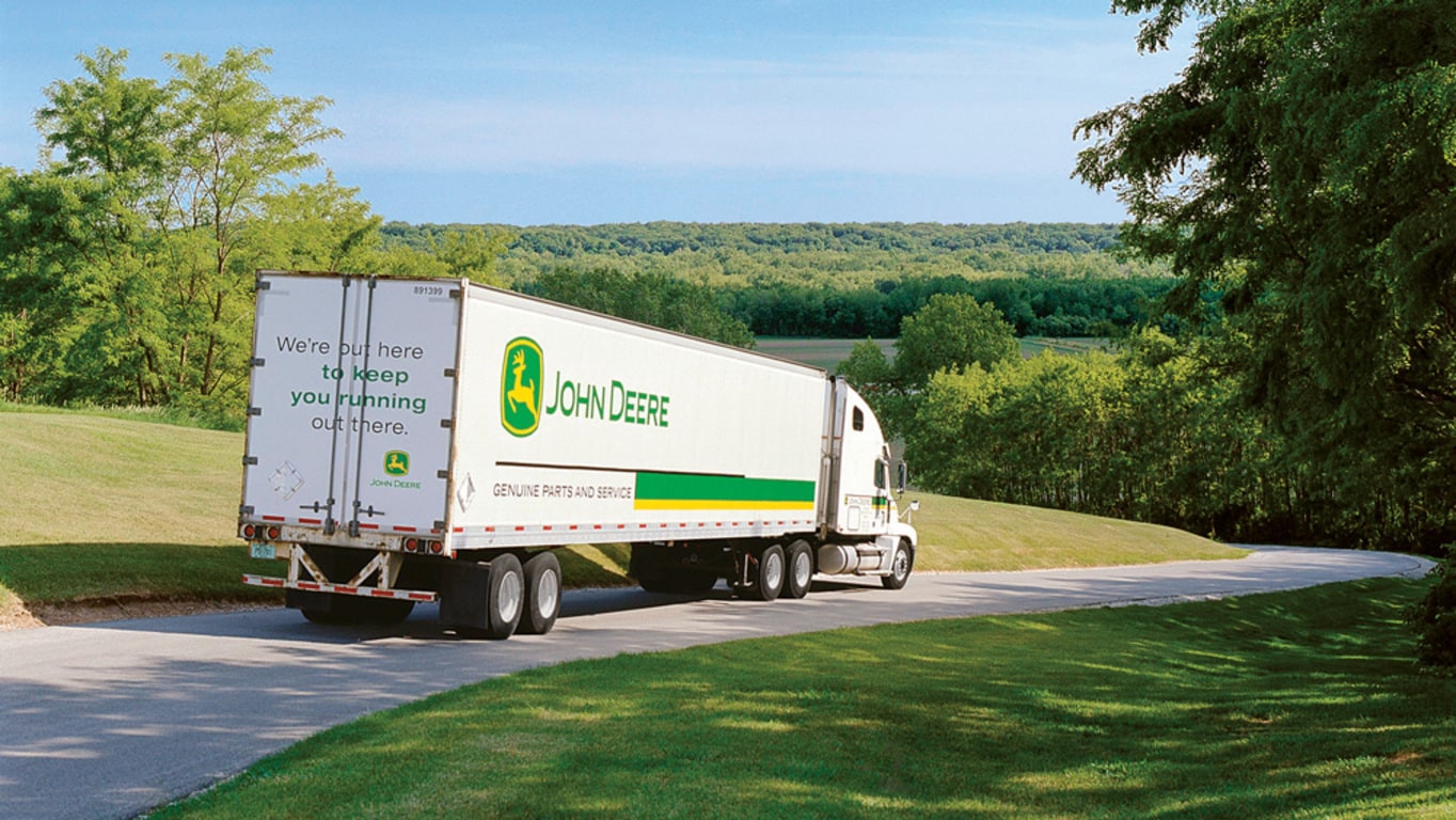 semi truck with trailer on a road