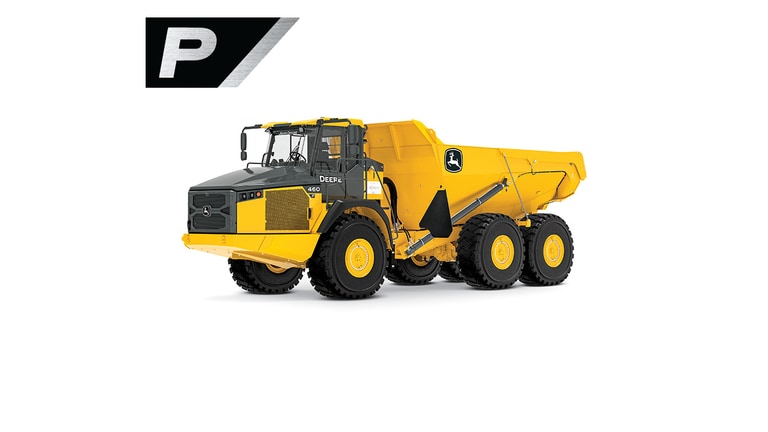 Studio image of 460 P-Tier Articulated Dump Trucks