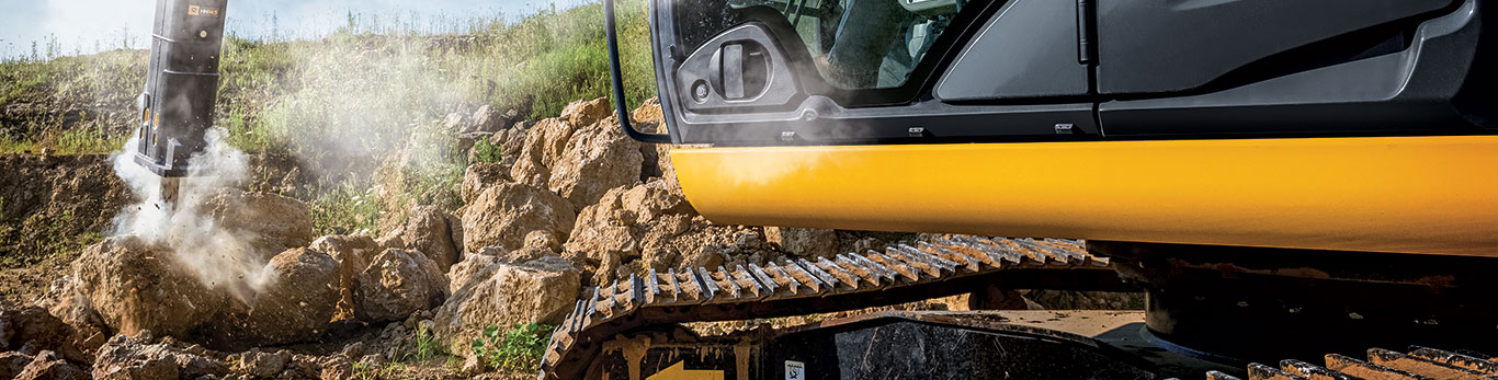 Hammer Attachments for Compact John Deere Heavy Construction Equipment