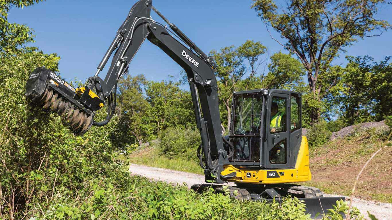 60 P-Tier Excavator with ME36 mulching head