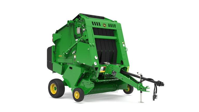 Front-right view of the 451E Baler