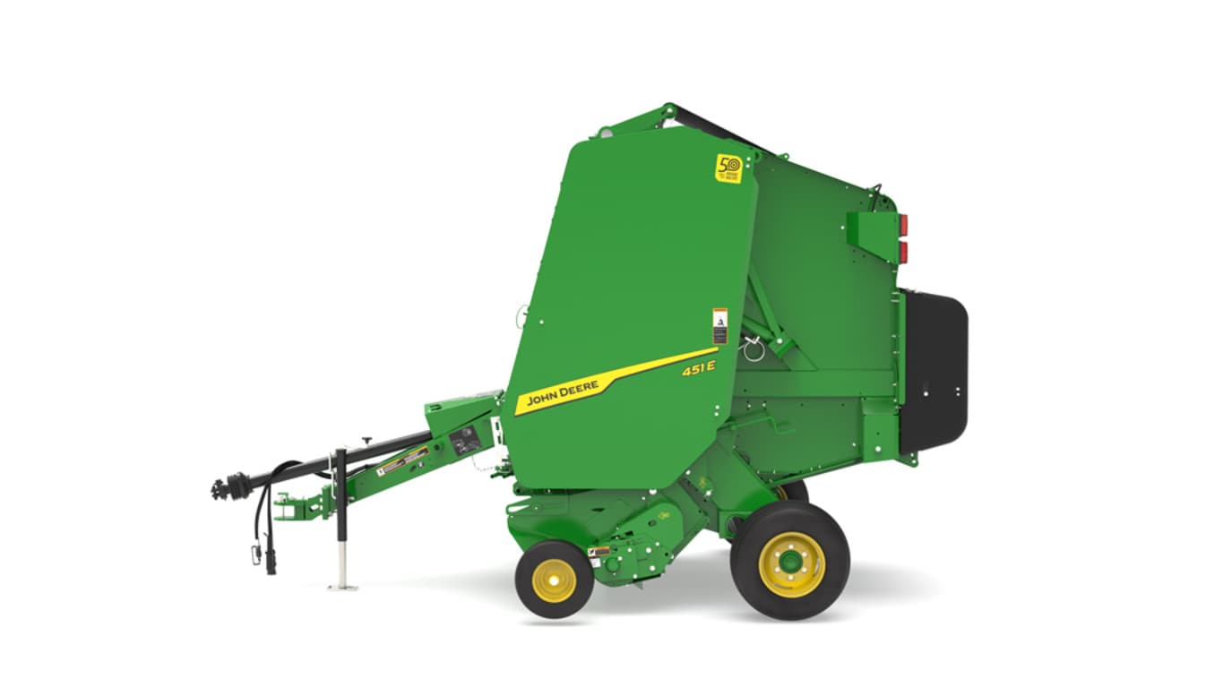 Left view of the 451E Baler