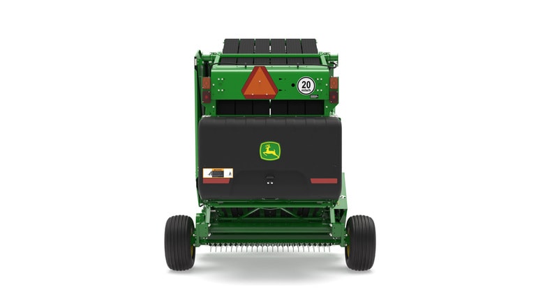 Rear view of the 451E Baler