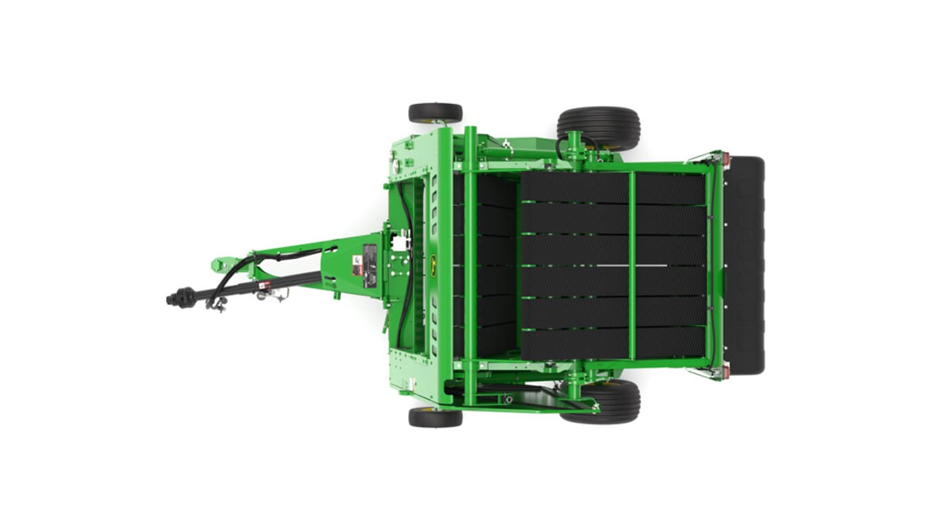 Top view of the 451E Baler